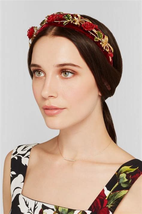 dolce gabbana headband|dolce gabbana hair accessories.